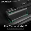 Защитный чехол на переднее сиденье автомобиля для Tesla Model Y, задний порог, противоударная пластина, украшение интерьера, ремонт