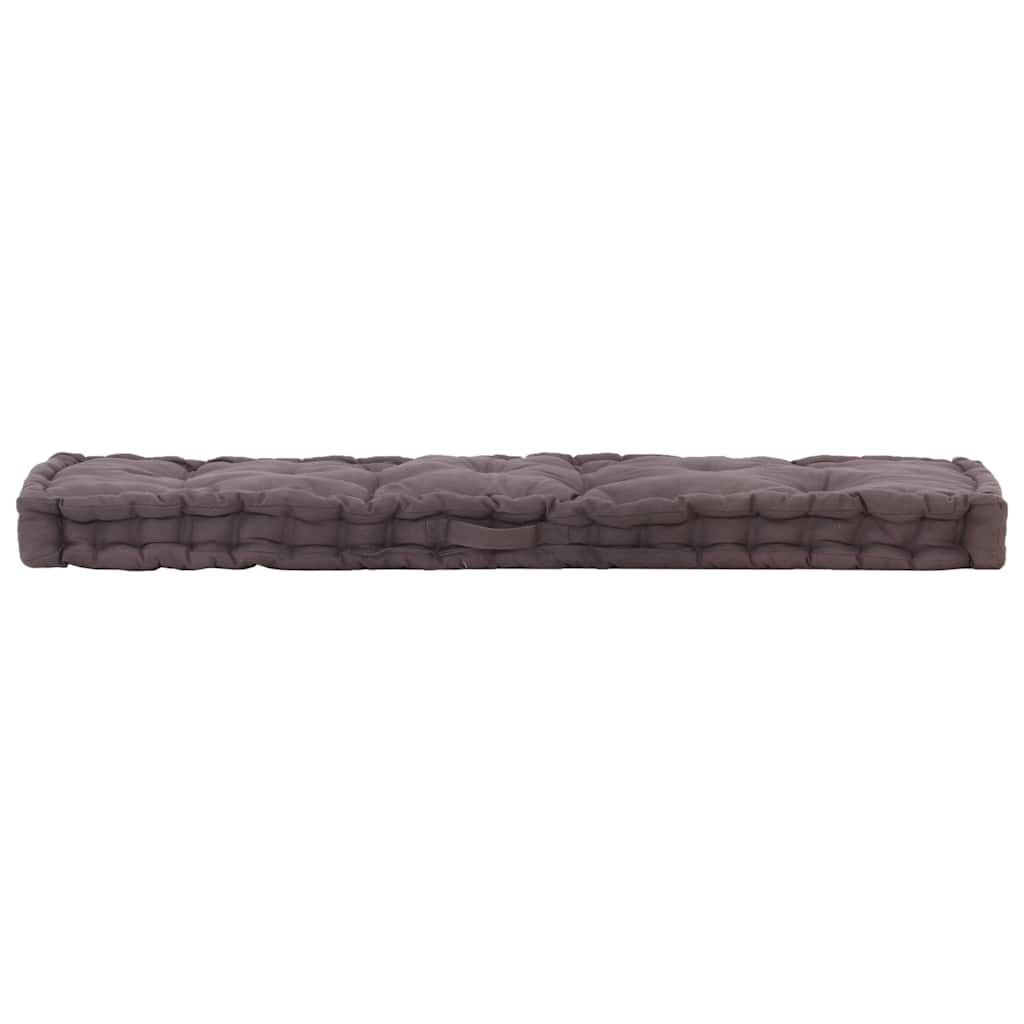 Pallet Cushion Cotton 120*40*7 cm Anthracite