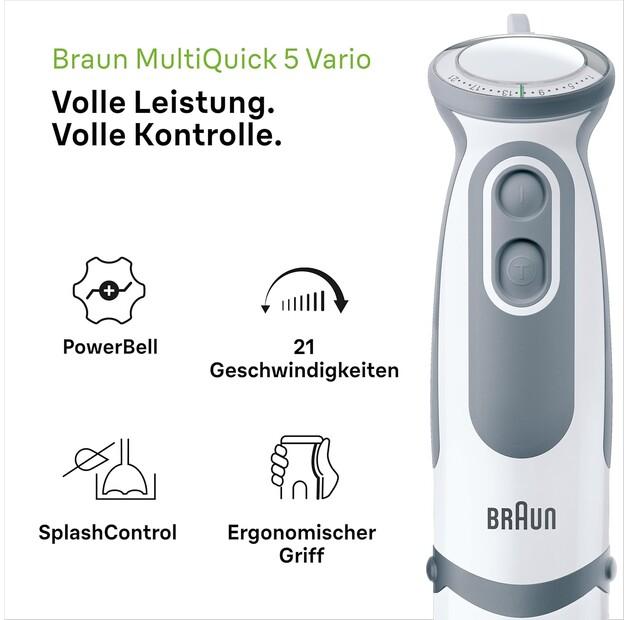 Погружной блендер Braun MQ 5235 WH MultiQuick 5 Vario
