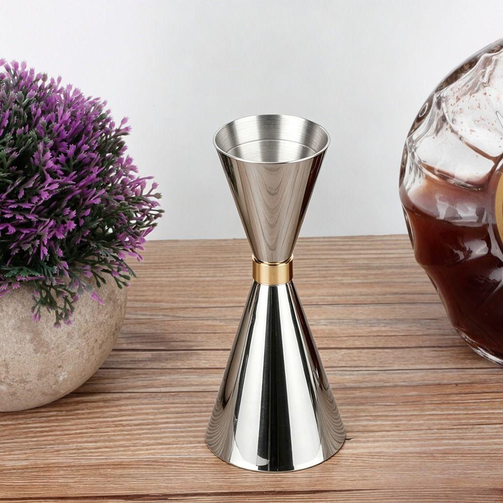Two-Ended Bar Accessories Tool Cone Shape Cocktail Jigger Precise Wine Measuring Cup Home