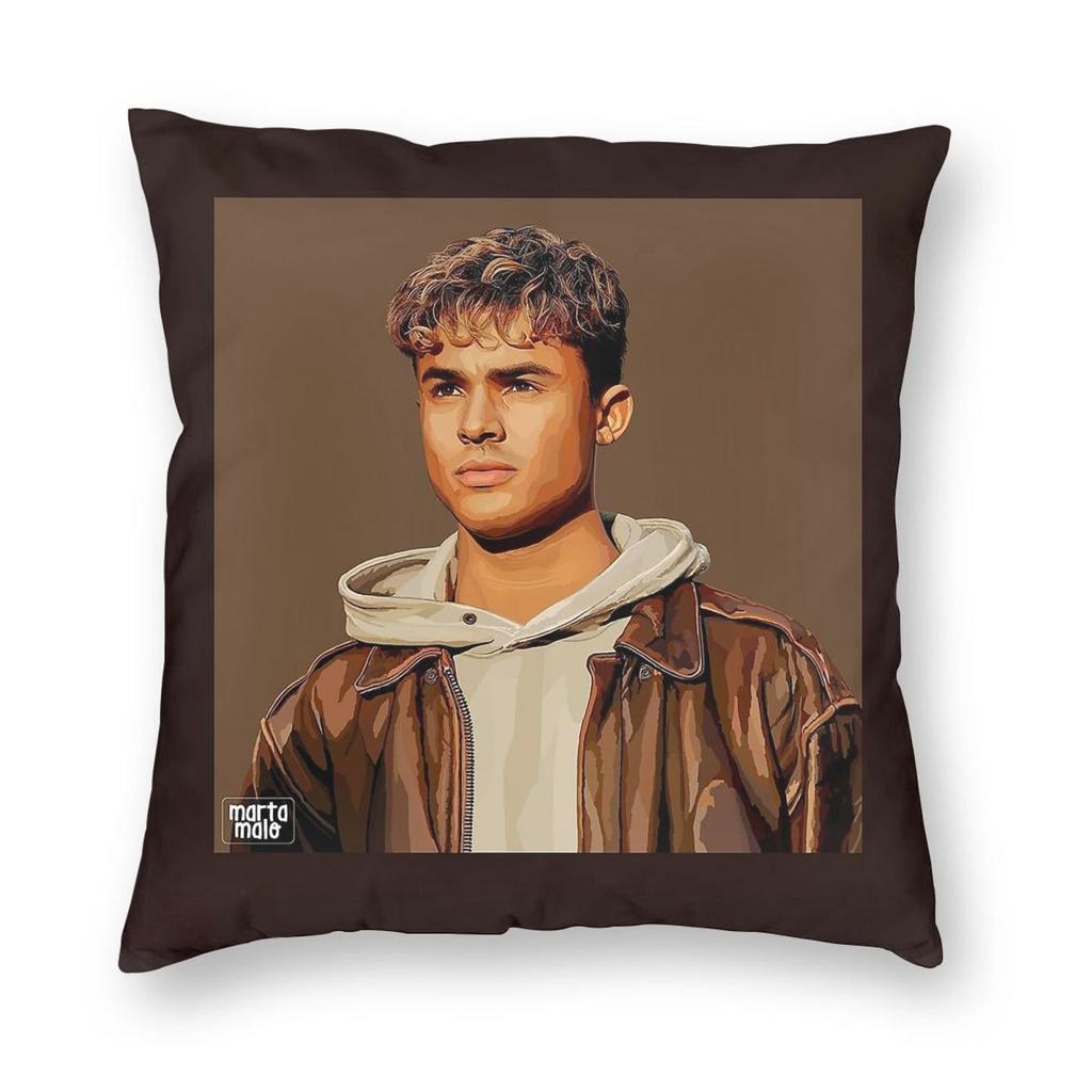 Matthew Broome Nick My Fault London Square Pillowcase Polyester Linen Velvet Pattern Zip Throw Pillow Case Car Cushion Cover 18"