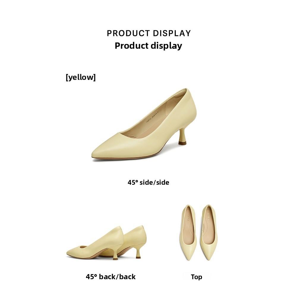 TATA/She 2025 Spring Shopping Mall Same Fashionable and Simple Style Women's Singles Shoes