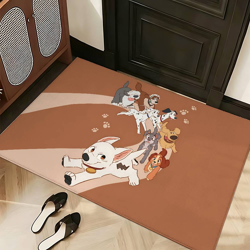 Classic Cartoon-101-D-dalmatiansS Cute Carpet Bathroom Anti-slip Door Mat Home Decoration Mat Entrance Door Scratch-resistant