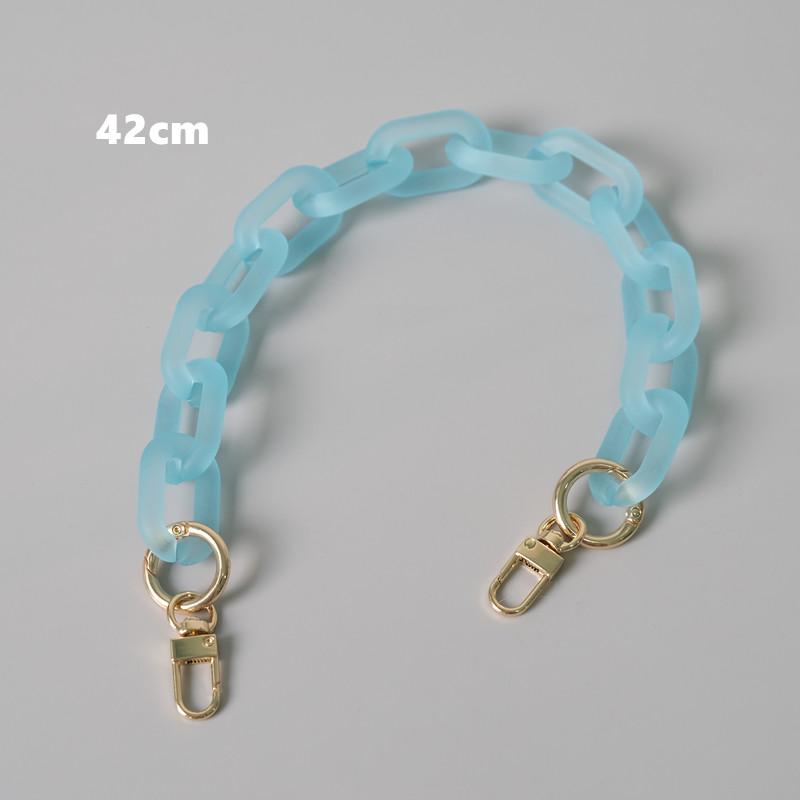 Новая модная женская сумка, аксессуар, съемные детали, сменная цепочка, милый матовый ремешок, женская акриловая цепочка на плечо с ручкой