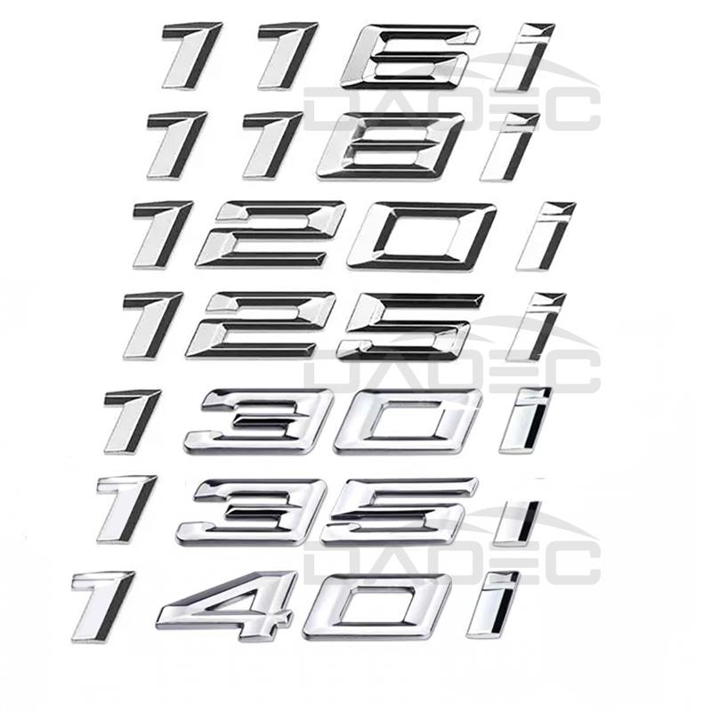 Автомобиль ABS багажник с буквами логотип значок эмблема наклейка для 1 серии 116i 118i 120i 125i 130i 135i 140i E81 E82 E87 E88 F20 F21 F40