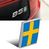 Rear Badge Sticker Swedish Flag Luggage Sticker Metal Car Sticker for VOLVO S90 XC90 V90 EM90 XC70 S80 S40 XC60 S60 V60 XC40 T6