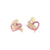 Girls Gifts White Heart Rabbit Korean Style Jewelry Animal Earrings Women Earrings Resin Jewelry