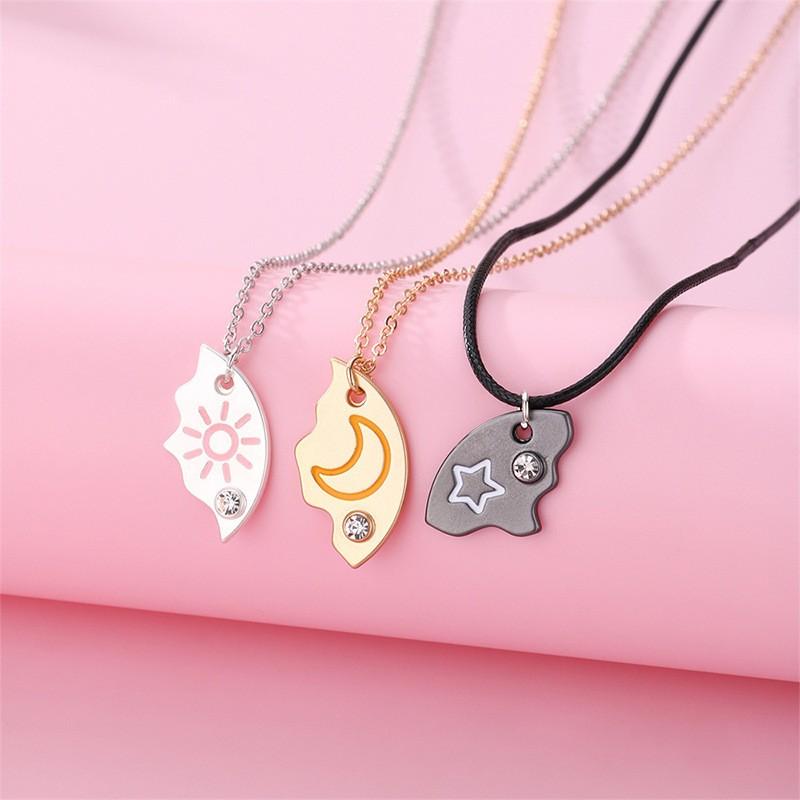 Sun, Star, Moon Magnetic Friendship Necklace