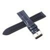 Seiko RS02C20NY 20 мм Кожаный и резиновый ремешок для часов Оригинальный темно-синий ремешок,