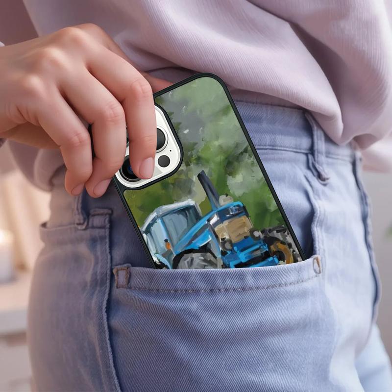 Чехол для телефона Трактор Сельскохозяйственная техника Для iPhone 17 Air 15 16e 14 13 Pro Max Coque 12 11 Pro Max PLUS