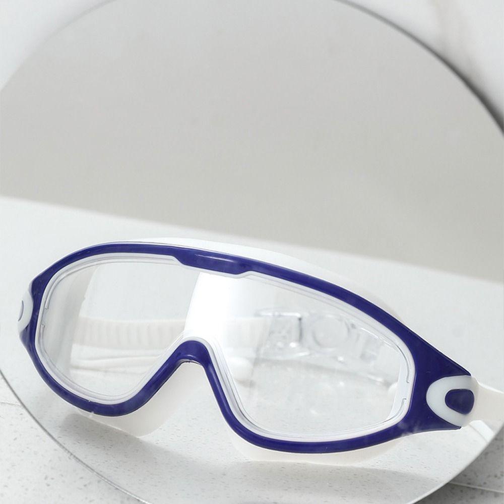 Рамка Силиконовые Плоские Очки для Дайвинга с Широким Обзором Очки для Плавания Очки для Плавание
