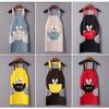 Oil Proof Kitchen Apron Cute Puppy Work Apron Easy To Clean Resistant To Dirt Clothes  Cooking