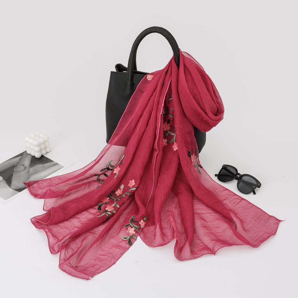 Bohemian Shawl Scarf Scarf Chinese Style Embroidered Travel Outfit Scarf Souvenir Gift