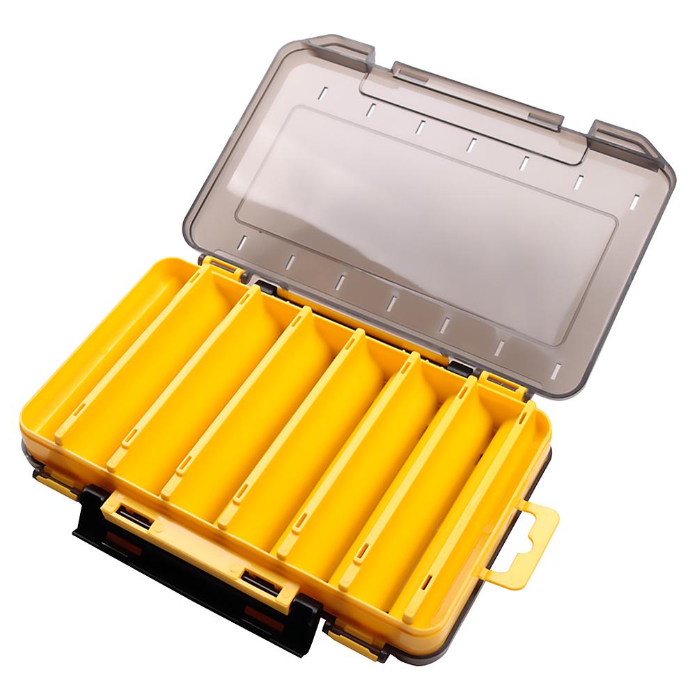 MY# Fishing Lure Box Double Side Artificial Bait Case Organizer Lure Fishing Tac