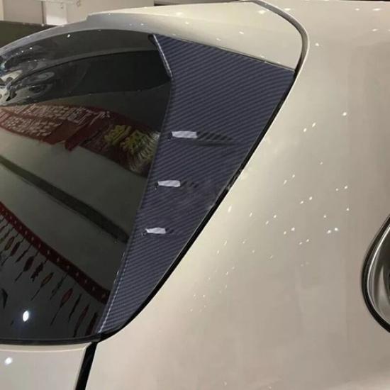 For Toyota Sienna -2025 Carbon Fiber Rear Door Spoiler Wing Cover Trims