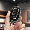 Чехол для автомобильного ключа из ТПУ с полным покрытием, чехол для брелока для Hyundai Santa I30 IX35 Encino KONA Solaris Azera Grandeur Elantra Accent Fe