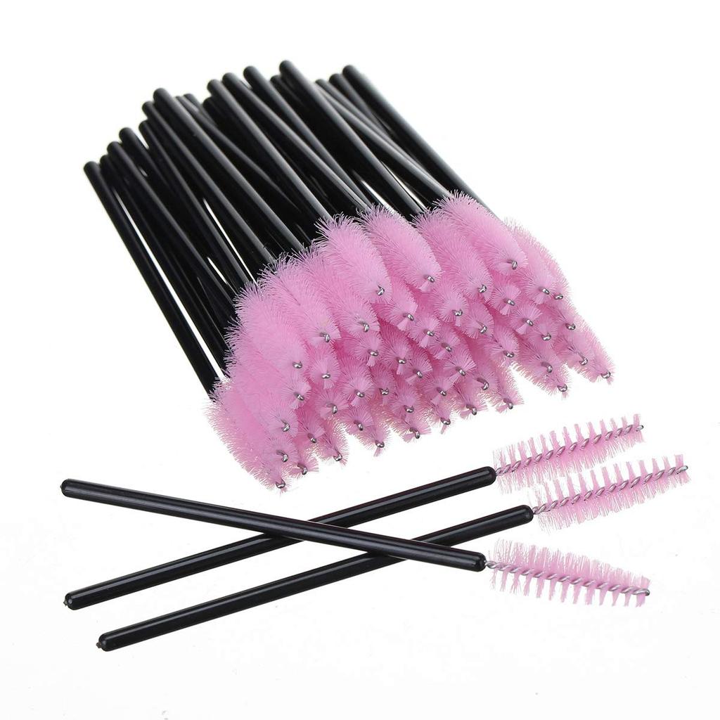 100/500pcs Mascara Wands Disposable Eyebrow Eyelash Brushes Eyelash Spoolies Applicator for Eyelash Extension Makeup Tool