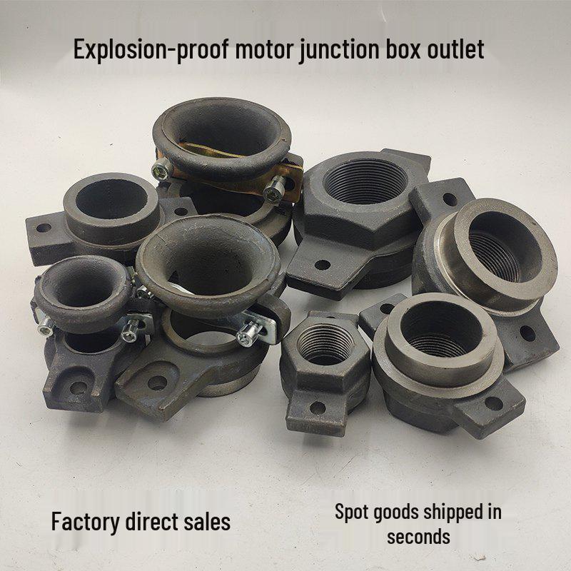 Explosion-Proof Flameproof Motor Junction Box with Cable Gland and Switch