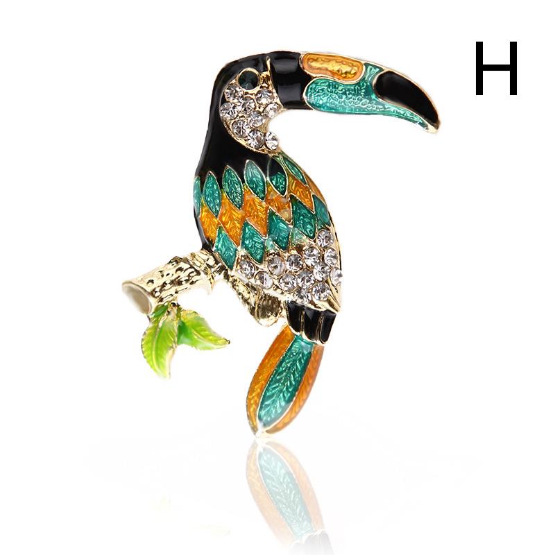 Женщины Фламинго Кристалл Птица Феникс Животное Птица Сова Нагрудник Брошь Булавка Ювелирные Изделия