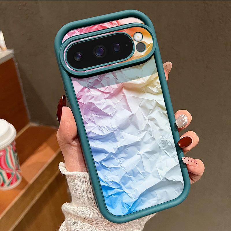 Чехол с принтом «Радужная линия» для Google Pixel 10 Pro XL Для Google 9A 9 8 7 Pro 8A 7A Ударопрочный бампер Мягкая силиконовая задняя крышка телефона