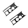 For VW Polo   ABS Car Center Control Gear Shift Panel Water Cup Holder Frame Cover Trim Carbon Texture / Bright Black