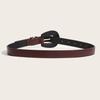 Retro Melad Style Leather Belt For Women With Slimming Design For Casual Wear