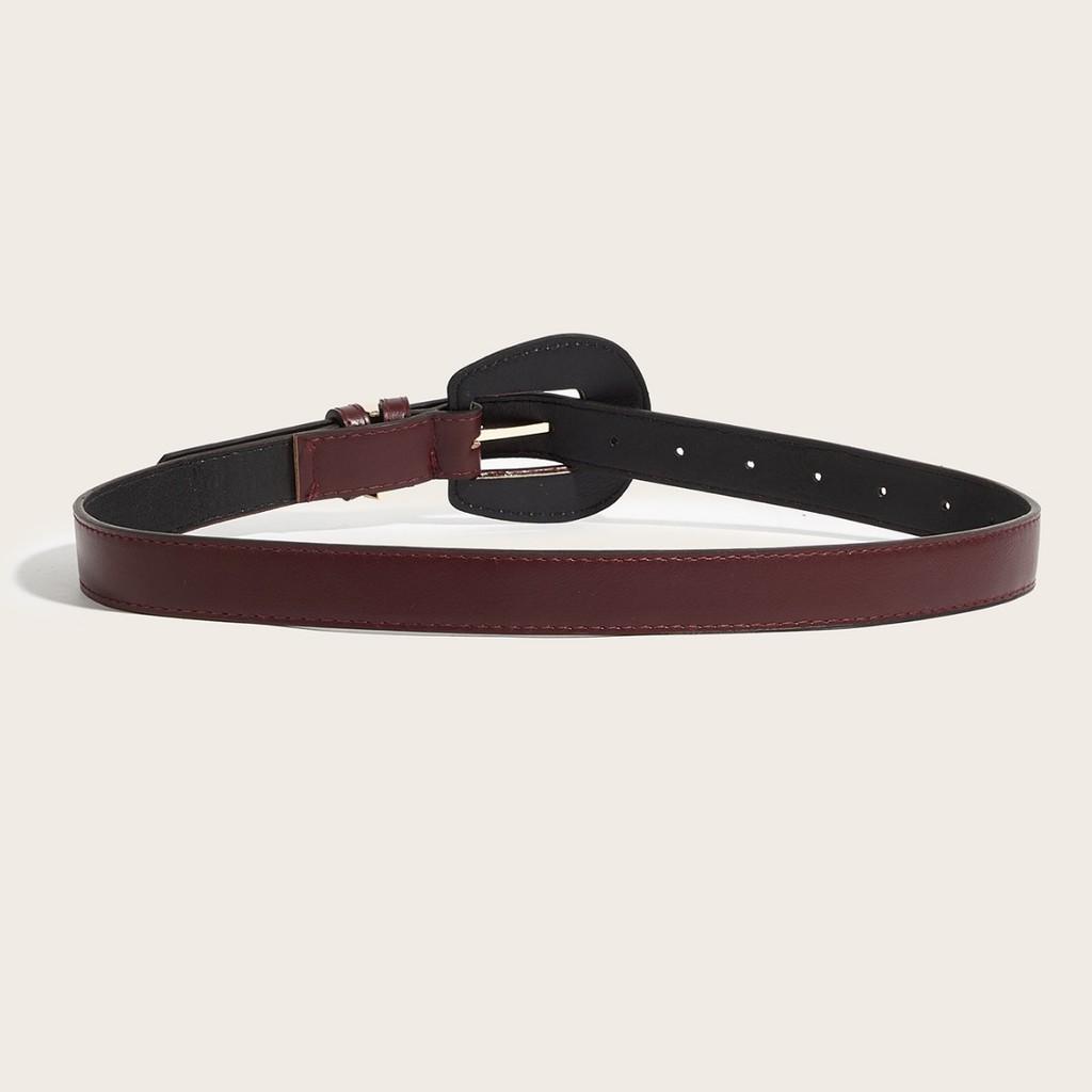 Retro Melad Style Leather Belt For Women With Slimming Design For Casual Wear
