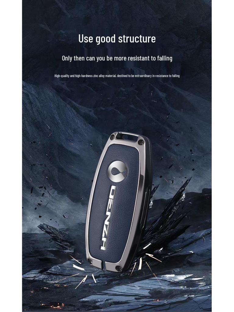 Чехол для ключа Denza D9 для 23 моделей - Высококлассный N7 N8 Корпус ключа с дистанционным управлением для автомобиля и пряжка