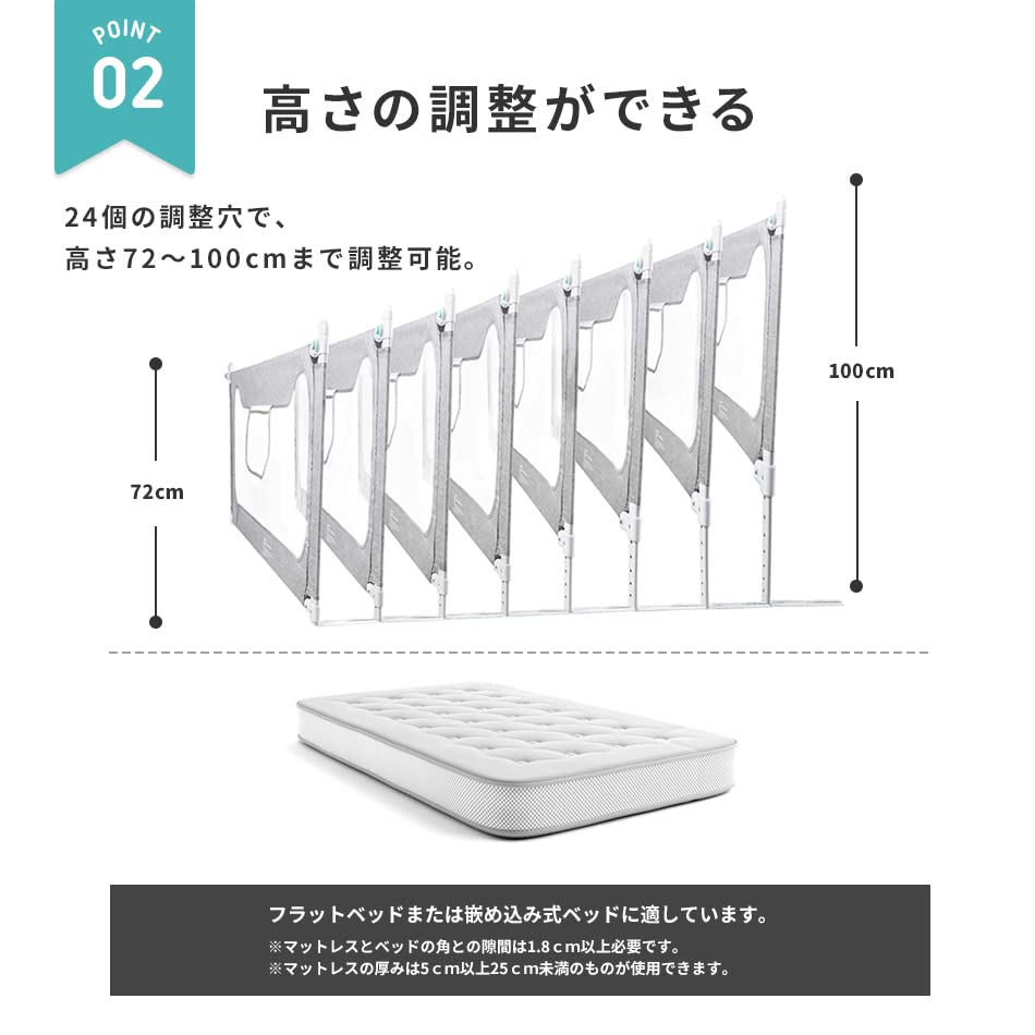 Кровать Guard C13 Обновление версии Кровать Fence с высоким падением постельное белье Детская сетка Hugmuu Карман, Тип, Моющийся, Профилактика, Профилактика, Профилактика,