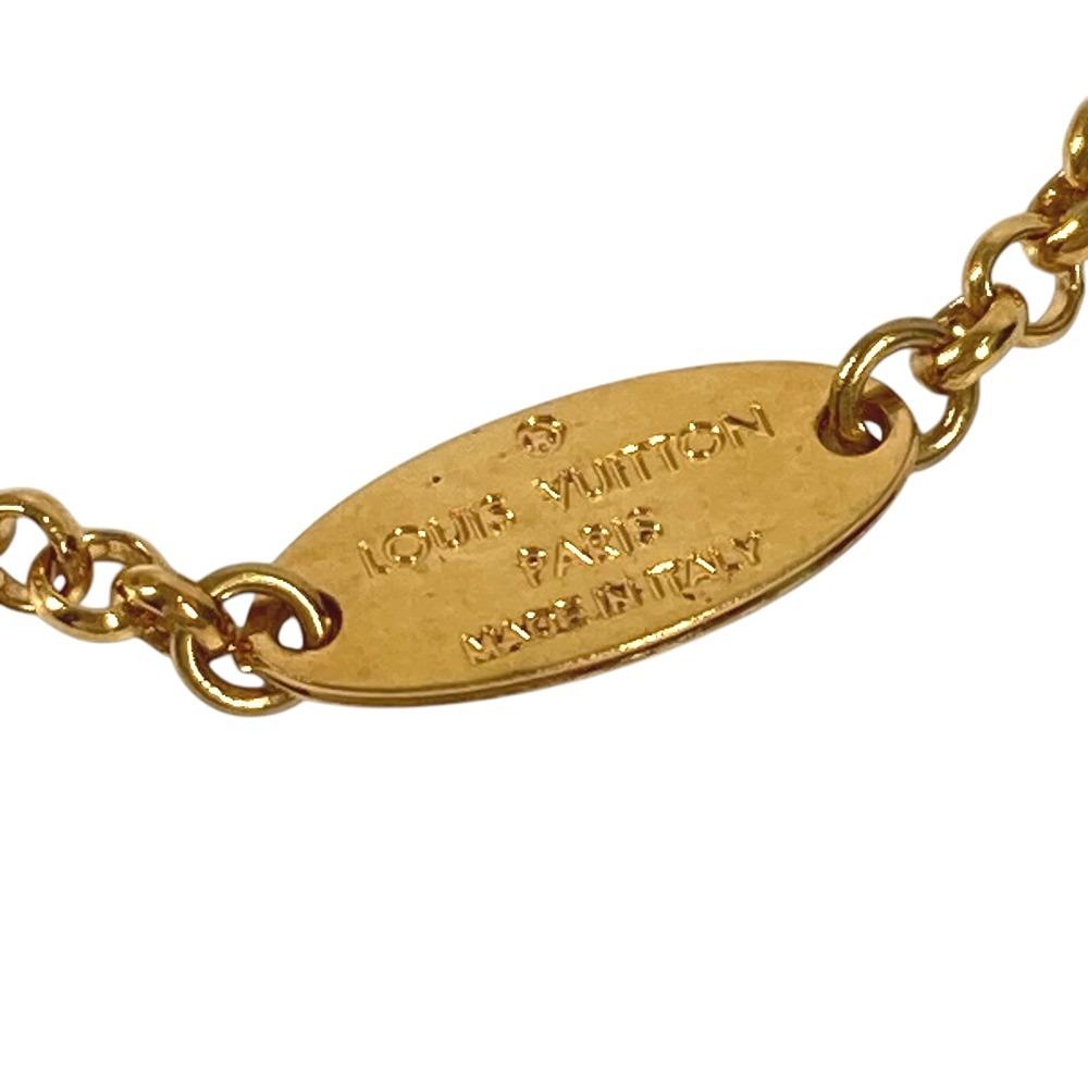 Louis Vuitton M00563 Monogram LVBracelet LV Rocky Chain Bracelet Metal Gold