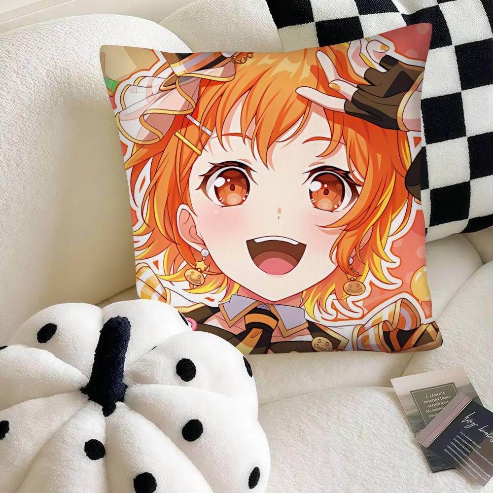 Милая Игровая Наволочка Bang Dream Модная Квадратная Наволочка Спальня Диван Гостиная Ins Декор Отдых