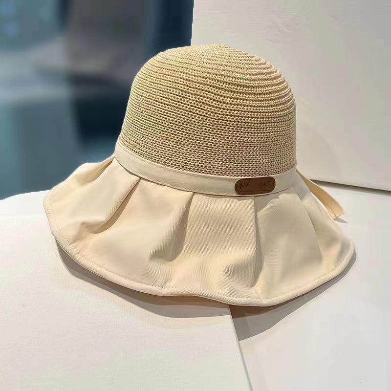 Women Bucket Hat Summer Uv Protection Big Wide Brim Beach Sun Hats Outdoor