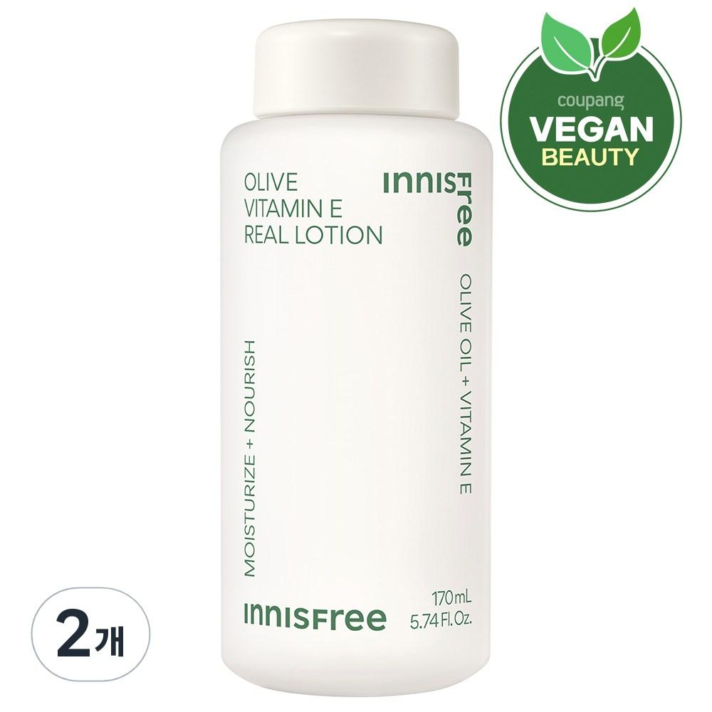 Innisfree Оливковый лосьон с витамином Е, 170 мл, 2 шт.