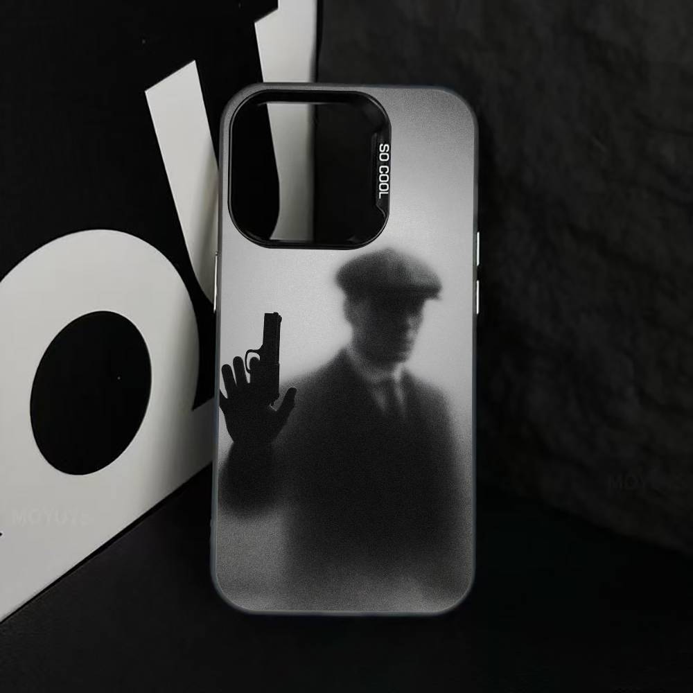 Чехол для телефона R-Ruler от S-Shelby для iPhone 17,16,15,14,13,12,11 Plus,Pro Max,XS, Цветной Серебряный Покрытый Внутренний Чехол