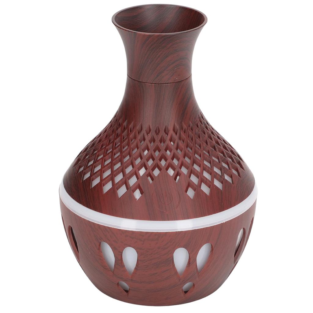 Aromatherapy Humidifier Silent Waterless Auto Off Wood Grain USB Aroma Diffuser Humidifier with