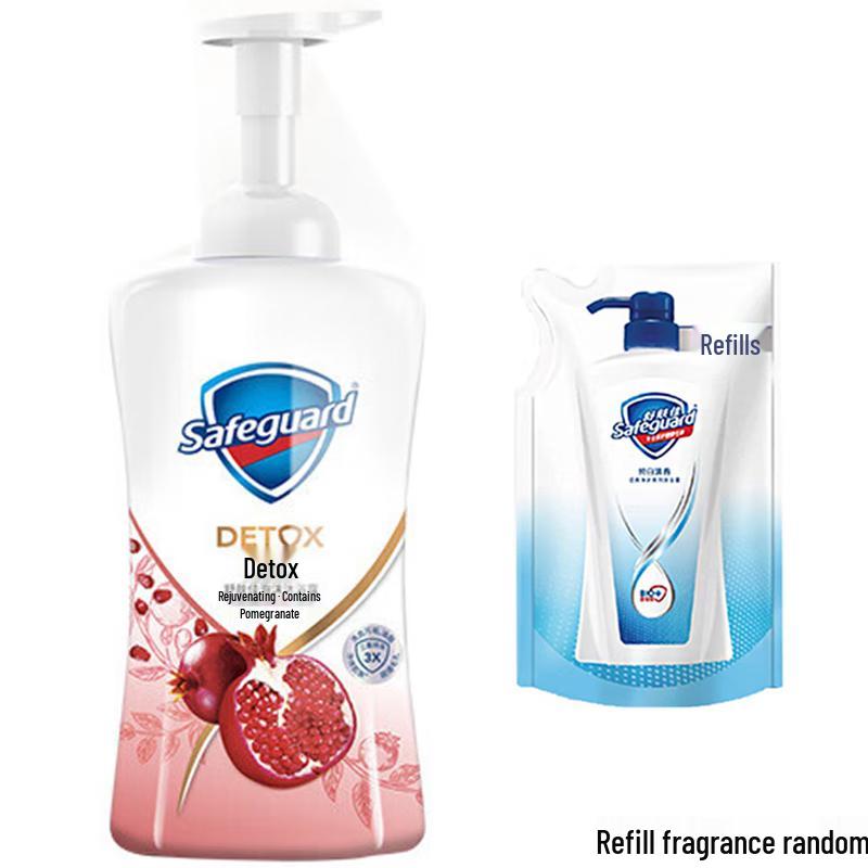 Гель для душа вспенивающий Safeguard Красный Гранат