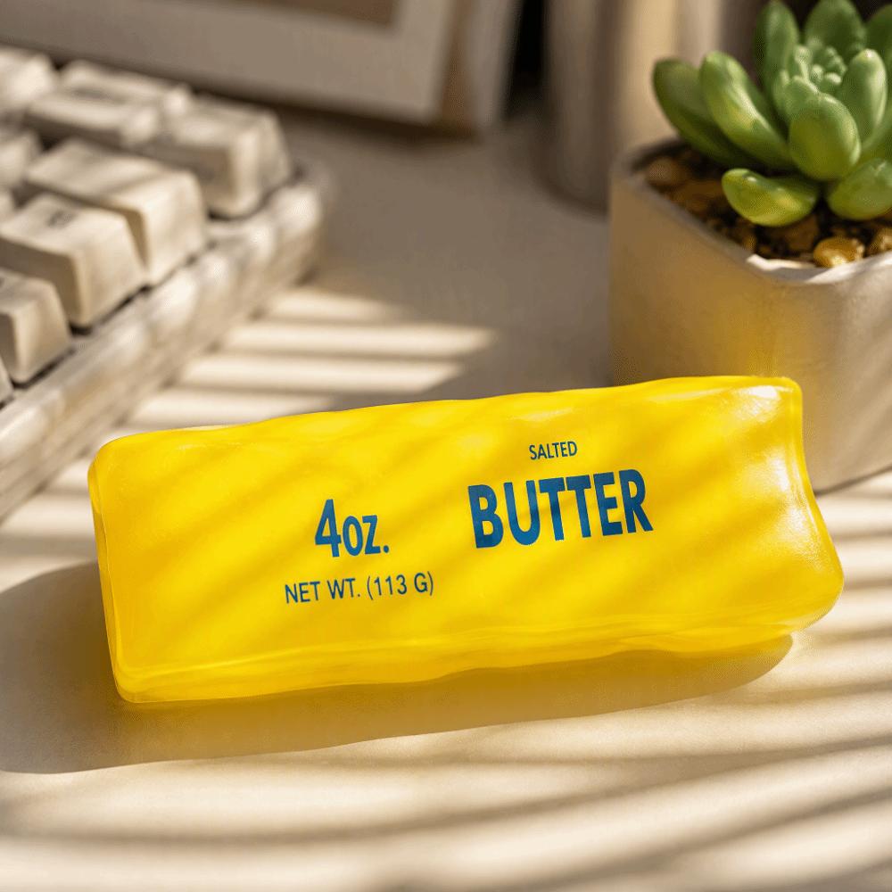 Super Soft Butter Stick Squeezable Toy Soft Feel Butter Stick Fidget Toy Home