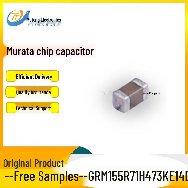 Murata 0402 47nF X7R 50V 10% Ceramic Chip Capacitor GRM155R71H473KE14D