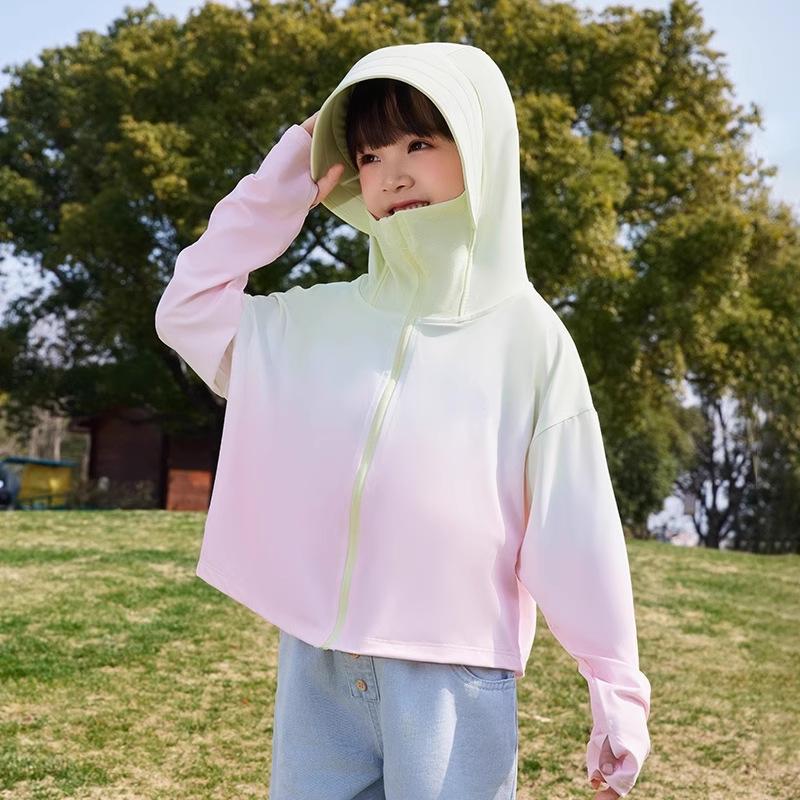 Children's sunscreen clothing summer 1011 boys and girls light jacket ice silk UV protection new baby sunscreen clothing