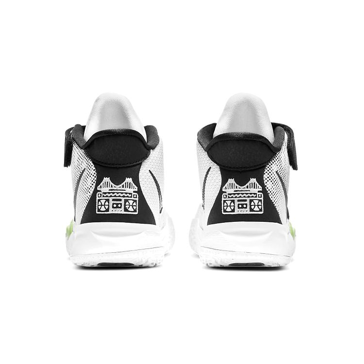 Nike Детские кроссовки Kyrie 7 PS Hip-Hop White Black Glow CT4087-105