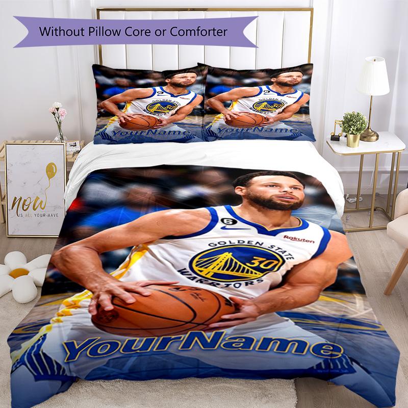 Curry Customize Your Name Bedding Set Breathable Duvet Cover With Pillowcases Decorative Bed Linen For Bedroom Home Decoration Birthday Gift