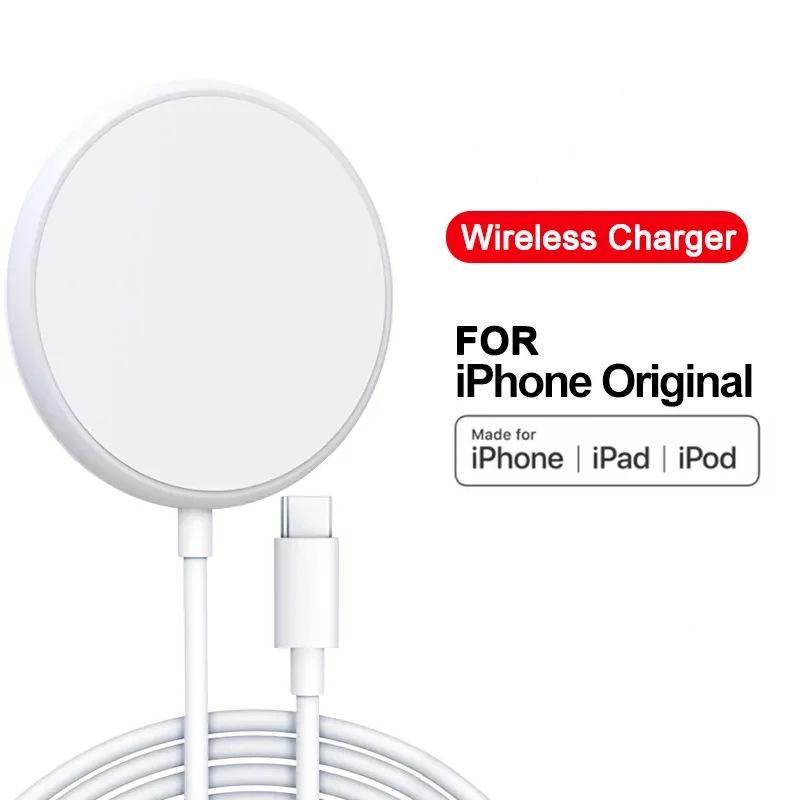 Магнитное 15 Вт беспроводное быстрое зарядное устройство Apple для смартфонов