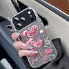 Современный чехол с принтом сердечек для iPhone 17 18 Pro Max 17E iPhone 16 15 14 13 Pro Max Покрытие Рамка для камеры Прозрачный Мягкий чехол