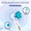 Oral-B Сменные насадки для детской электрической зубной щетки Замороженное (3-Pack) Китайская вилка (адаптер в комплекте)