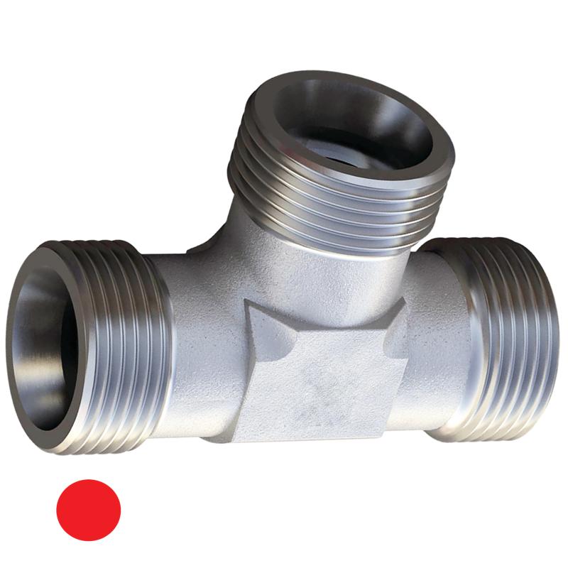 Hydraulic tee connector 30S M42x2 420bar