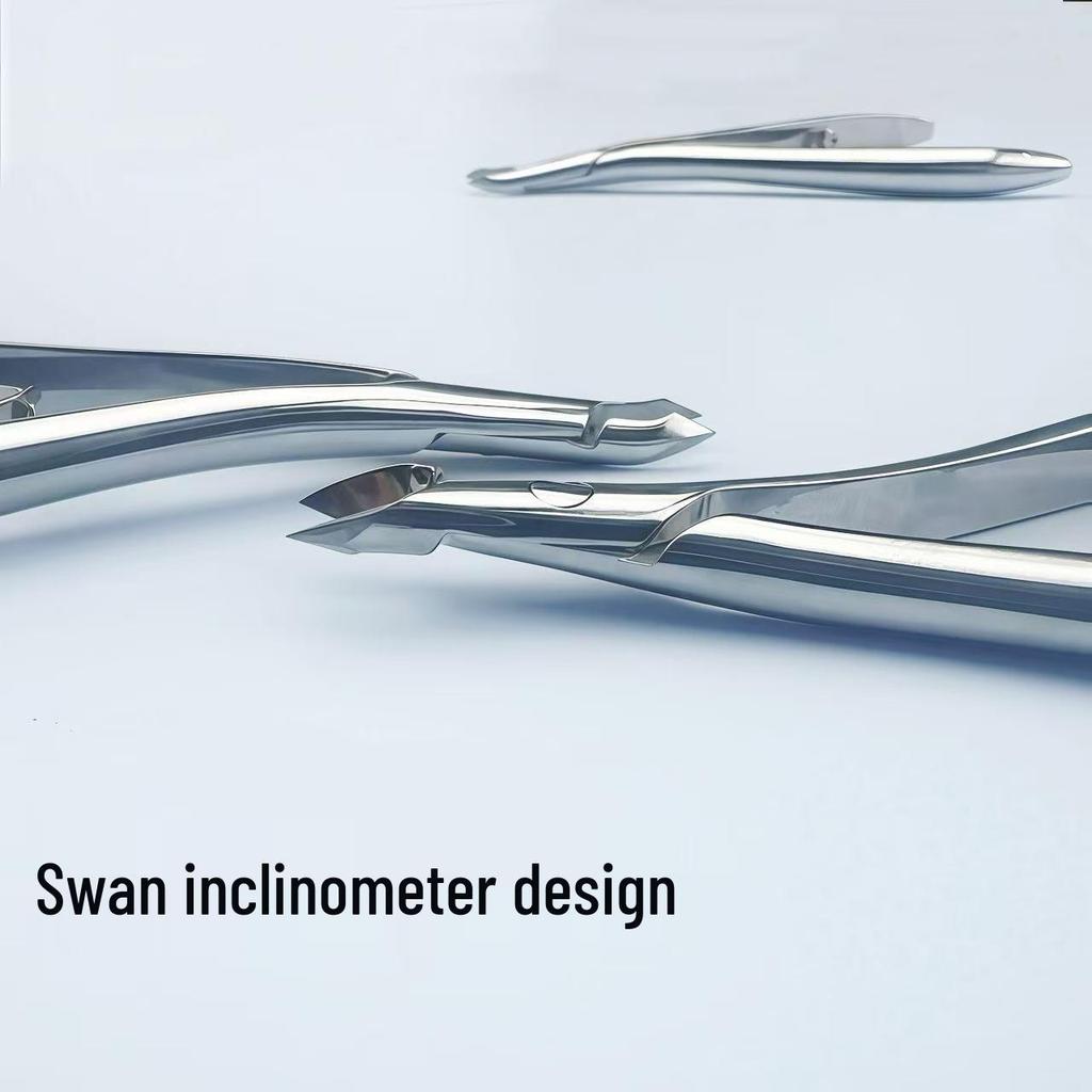 Swan 3.0mm PRO Cuticle Scissors - Small Blade, Stainless Steel, Professional Nail Technician Tool