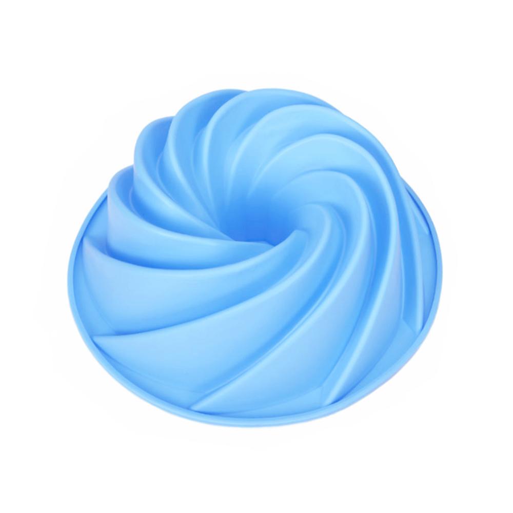 1 шт. большая спиральная форма силиконовая форма для торта 3D рифленая форма для торта хлебопекарные инструменты для выпечки посуда для выпечки