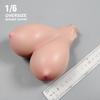 Масштаб 1/6 Увеличенный макияж Увеличение груди Коричневая кожа Модель для бюста Подходит для 12" AB 001 TBL Полная женщина-солдат Экшн-кукла