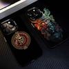 M-Майя A-Ацтекский Календарь Статуя Чехол для Телефона Для iPhone17,16,15,14,13,12,11,Pro,MAX Белый Матовый Ударопрочный Чехол