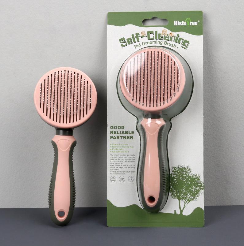 Pet comb dog cat hair removal needle comb cat hair dog hair cleaning artifact pet self-cleaning fading comb